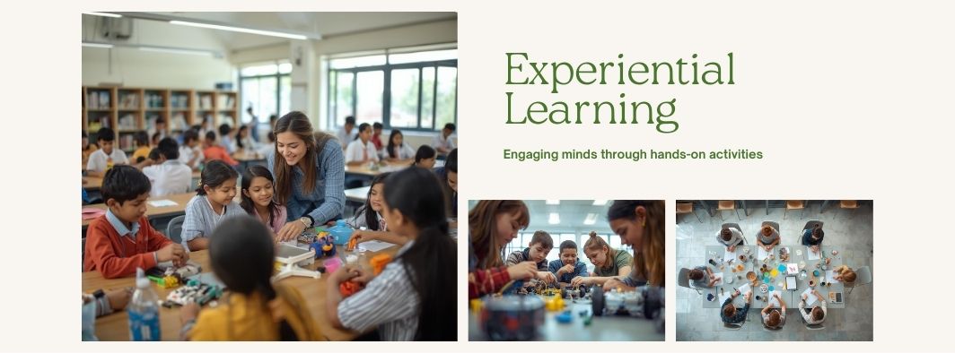 Hands-on learning for students in a modern classroom environment